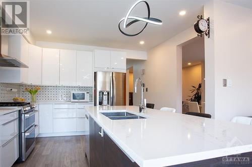 5 Halkirk Avenue, Kanata, ON - Indoor Photo Showing Kitchen With Double Sink With Upgraded Kitchen