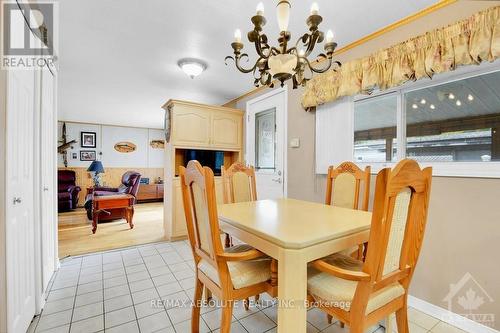 86 - 3535 St Joseph Boulevard, Ottawa, ON - Indoor Photo Showing Dining Room