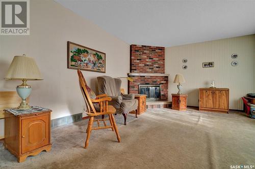 5832 Mayer Place, Regina, SK - Indoor With Fireplace