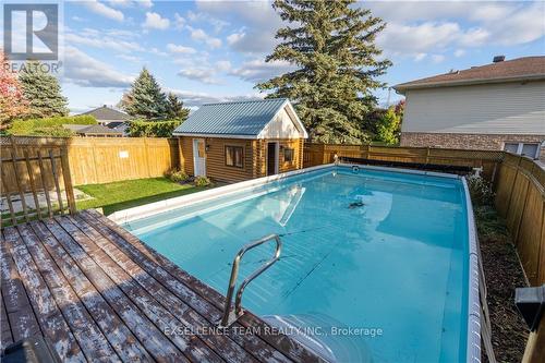 1976 Concorde Avenue, Cornwall, ON - Outdoor With In Ground Pool With Deck Patio Veranda With Backyard