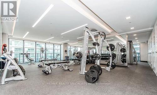 3819 - 30 Shorebreeze Drive, Toronto, ON - Indoor Photo Showing Gym Room