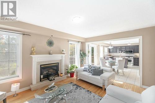 12 Cobblestone Court, Brampton, ON - Indoor Photo Showing Living Room With Fireplace