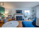 1301 Balfour Street, Penticton, BC  - Indoor Photo Showing Living Room With Fireplace 