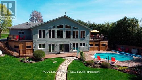 36 Southshore Road, Kawartha Lakes, ON - Outdoor With In Ground Pool With Deck Patio Veranda