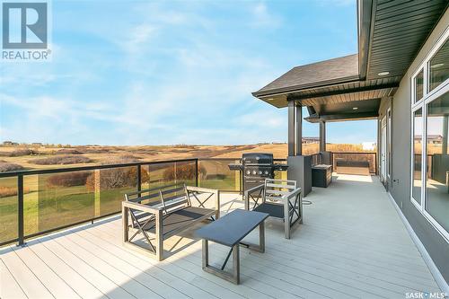 22 Hood Road, Longlaketon Rm No. 219, SK - Outdoor With Deck Patio Veranda With View With Exterior