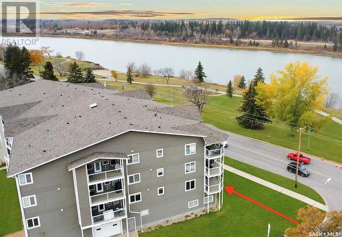 201 395 River Street E, Prince Albert, SK - Outdoor With Body Of Water With View