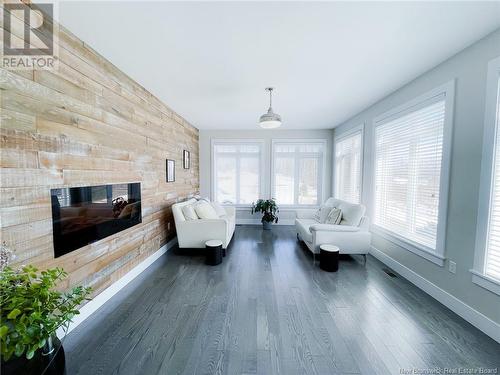 75 Albion Street, Moncton, NB - Indoor Photo Showing Living Room With Fireplace