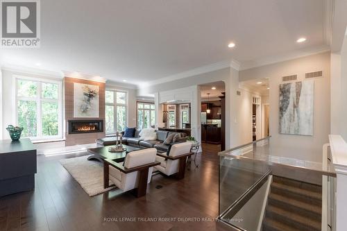 1 - 27 Northcrest Drive, London, ON - Indoor Photo Showing Living Room With Fireplace