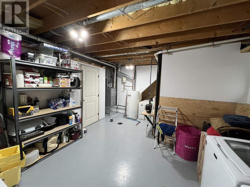 7608 Old Alaska Highway, Fort Nelson, BC - Indoor Photo Showing Basement