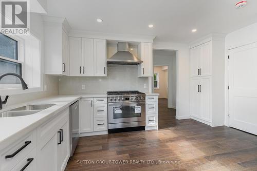 298 South Kingsway S, Toronto, ON - Indoor Photo Showing Kitchen With Double Sink