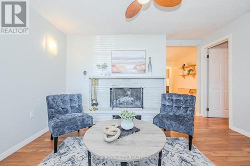 106/108 Kathleen Street, Guelph, ON - Indoor Photo Showing Living Room With Fireplace