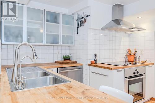 106/108 Kathleen Street, Guelph, ON - Indoor Photo Showing Kitchen With Double Sink