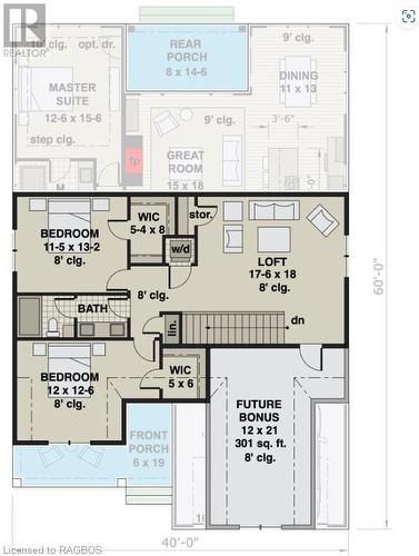 example house floor plans - 000 Shipley Avenue, Port Elgin, ON 