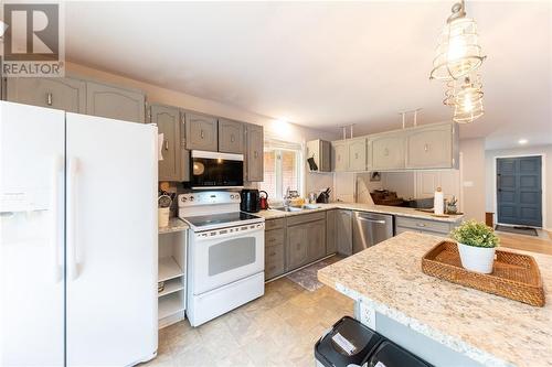 254 Lubitz Road, Pembroke, ON - Indoor Photo Showing Kitchen With Double Sink