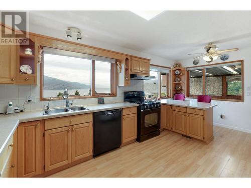 6514 Ferguson Place, Peachland, BC - Indoor Photo Showing Kitchen With Double Sink