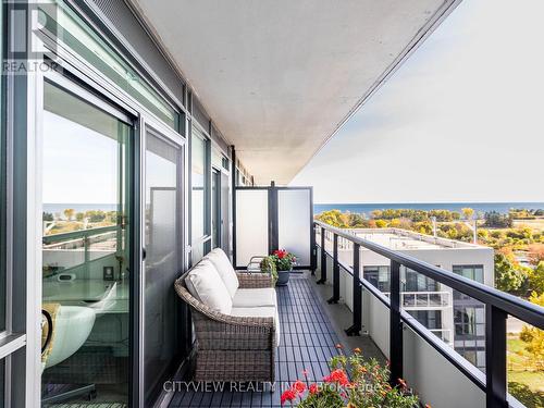 602 - 65 Annie Craig Drive, Toronto, ON - Outdoor With Balcony With Exterior