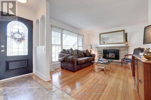 2633 Liruma Road, Mississauga, ON - Indoor Photo Showing Living Room With Fireplace