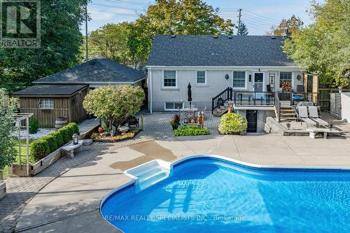 2633 Liruma Road, Mississauga, ON - Outdoor With In Ground Pool With Deck Patio Veranda