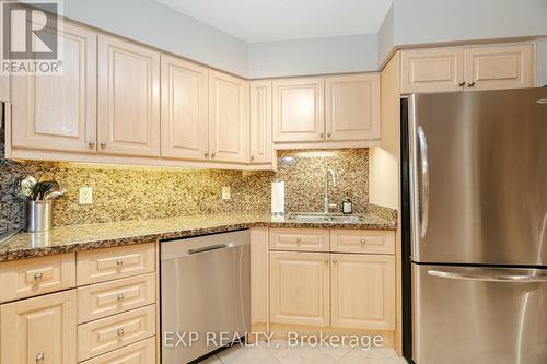 3708 - 1 Palace Pier Court, Toronto, ON - Indoor Photo Showing Kitchen With Stainless Steel Kitchen With Double Sink