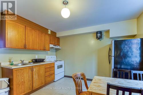 360 Erb Street W, Waterloo, ON - Indoor Photo Showing Kitchen With Double Sink