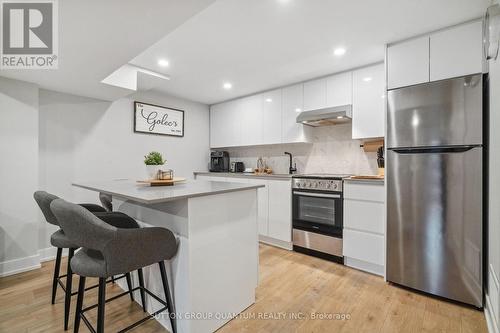 4145 Prince George Avenue, Mississauga, ON - Indoor Photo Showing Kitchen With Stainless Steel Kitchen