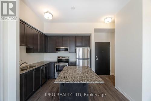 118 - 200 Lagerfeld Drive, Brampton, ON - Indoor Photo Showing Kitchen With Stainless Steel Kitchen With Double Sink With Upgraded Kitchen