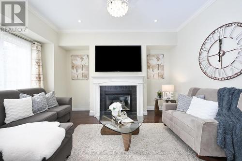 3182 Tim Dobbie Drive, Burlington, ON - Indoor Photo Showing Living Room With Fireplace