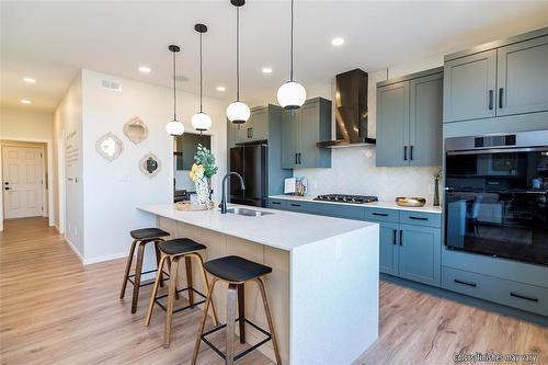 45 Crocus Lane, West St Paul, MB - Indoor Photo Showing Kitchen With Upgraded Kitchen