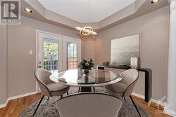 Virtually staged dining room - 