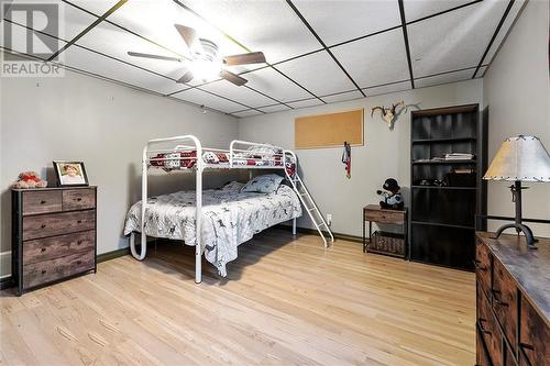 Lower level bedroom - 1502 South Lavant Road, Lanark Highlands, ON - Indoor Photo Showing Bedroom