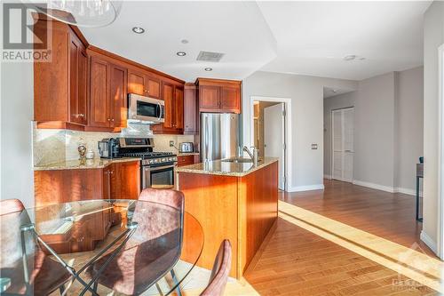 90 George Street Unit#403, Ottawa, ON - Indoor Photo Showing Kitchen With Stainless Steel Kitchen