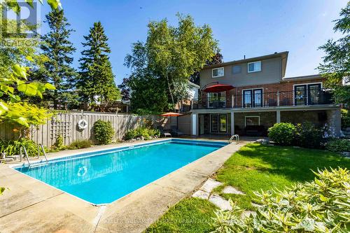 406 Lupin Drive, Whitby, ON - Outdoor With In Ground Pool With Deck Patio Veranda