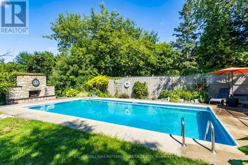 406 Lupin Drive, Whitby, ON - Outdoor With In Ground Pool With Deck Patio Veranda With Backyard