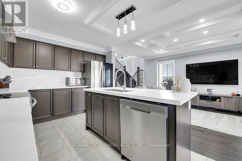 328 Pumpkin Pass, Hamilton, ON - Indoor Photo Showing Kitchen With Double Sink With Upgraded Kitchen