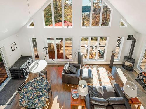 Overall view - 167 Ch. Des Merisiers, Lantier, QC - Indoor With Fireplace