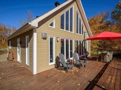 Back facade - 167 Ch. Des Merisiers, Lantier, QC - Outdoor With Deck Patio Veranda With Exterior