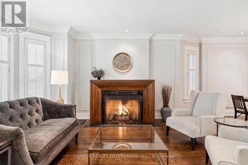 70 Oriole Road, Toronto, ON - Indoor Photo Showing Living Room With Fireplace