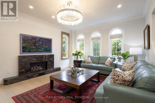 Upper - 2429 Aztec Gate, Oakville, ON - Indoor Photo Showing Living Room With Fireplace