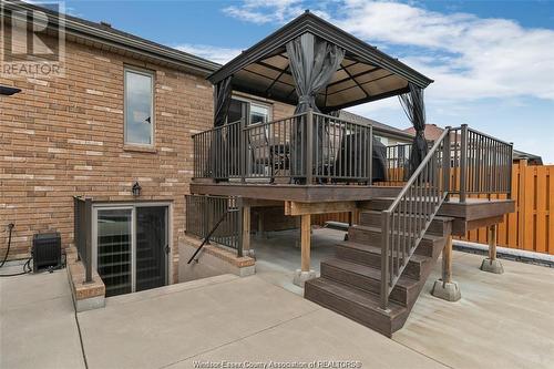 4801 Barcelona Crescent, Windsor, ON - Outdoor With Deck Patio Veranda With Exterior