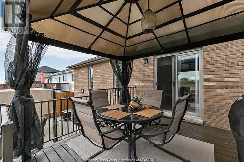 4801 Barcelona Crescent, Windsor, ON - Outdoor With Deck Patio Veranda With Exterior