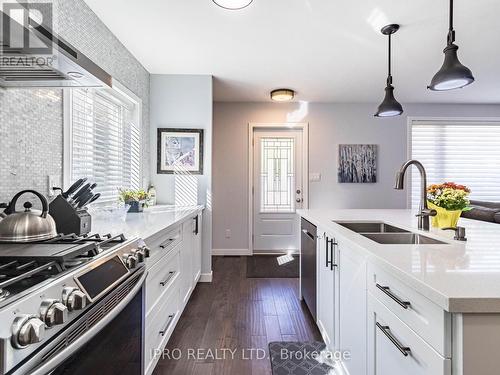 93 Gair Drive, Toronto, ON - Indoor Photo Showing Kitchen With Double Sink With Upgraded Kitchen