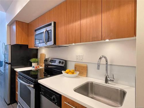 101-834 Johnson St, Victoria, BC - Indoor Photo Showing Kitchen