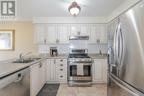 50 Big Moe Crescent, Brampton, ON - Indoor Photo Showing Kitchen With Stainless Steel Kitchen With Double Sink