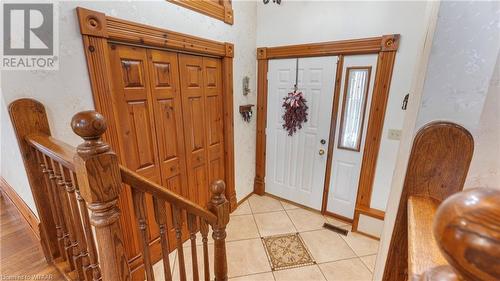 View of tiled entrance foyer - 246 Light Street, Woodstock, ON - Indoor Photo Showing Other Room