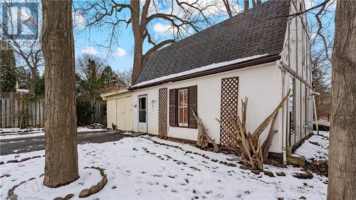 View of snowy exterior - 246 Light Street, Woodstock, ON - Outdoor