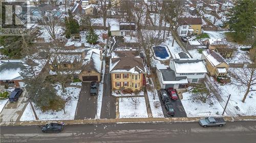 View of snowy aerial view - 246 Light Street, Woodstock, ON - Outdoor