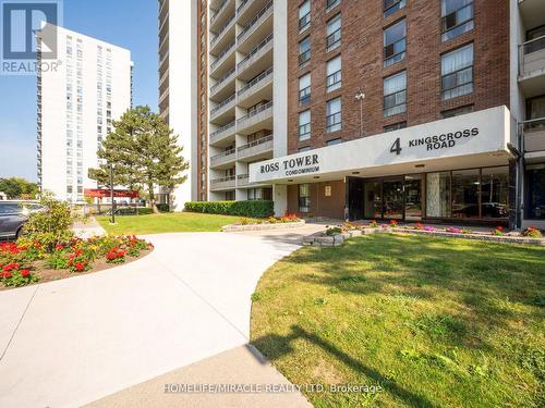 1412 - 4 Kings Cross Road, Brampton, ON - Outdoor With Balcony With Facade