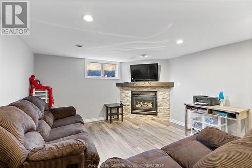 3661 Rockwell, Windsor, ON - Indoor Photo Showing Other Room With Fireplace