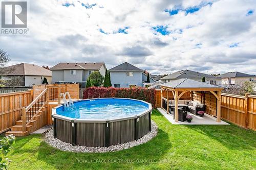 75 Morgan Drive, Haldimand, ON - Outdoor With Above Ground Pool With Deck Patio Veranda With Backyard