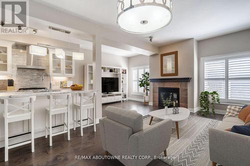 2444 Shadow Court, Oakville, ON - Indoor Photo Showing Living Room With Fireplace